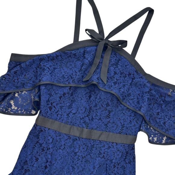 NWT Adelyn Rae Tracy Halter Sheath Dress In Midnight - Picture 5 of 7